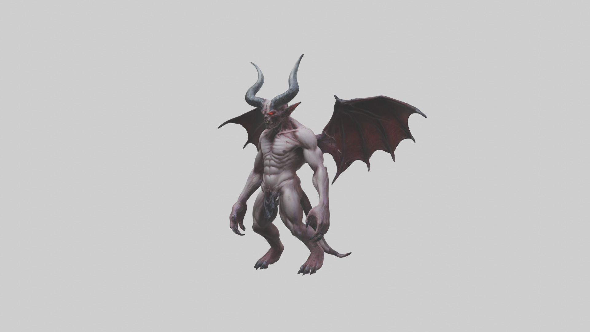 Reborn Demon model Low-poly 3D model_9