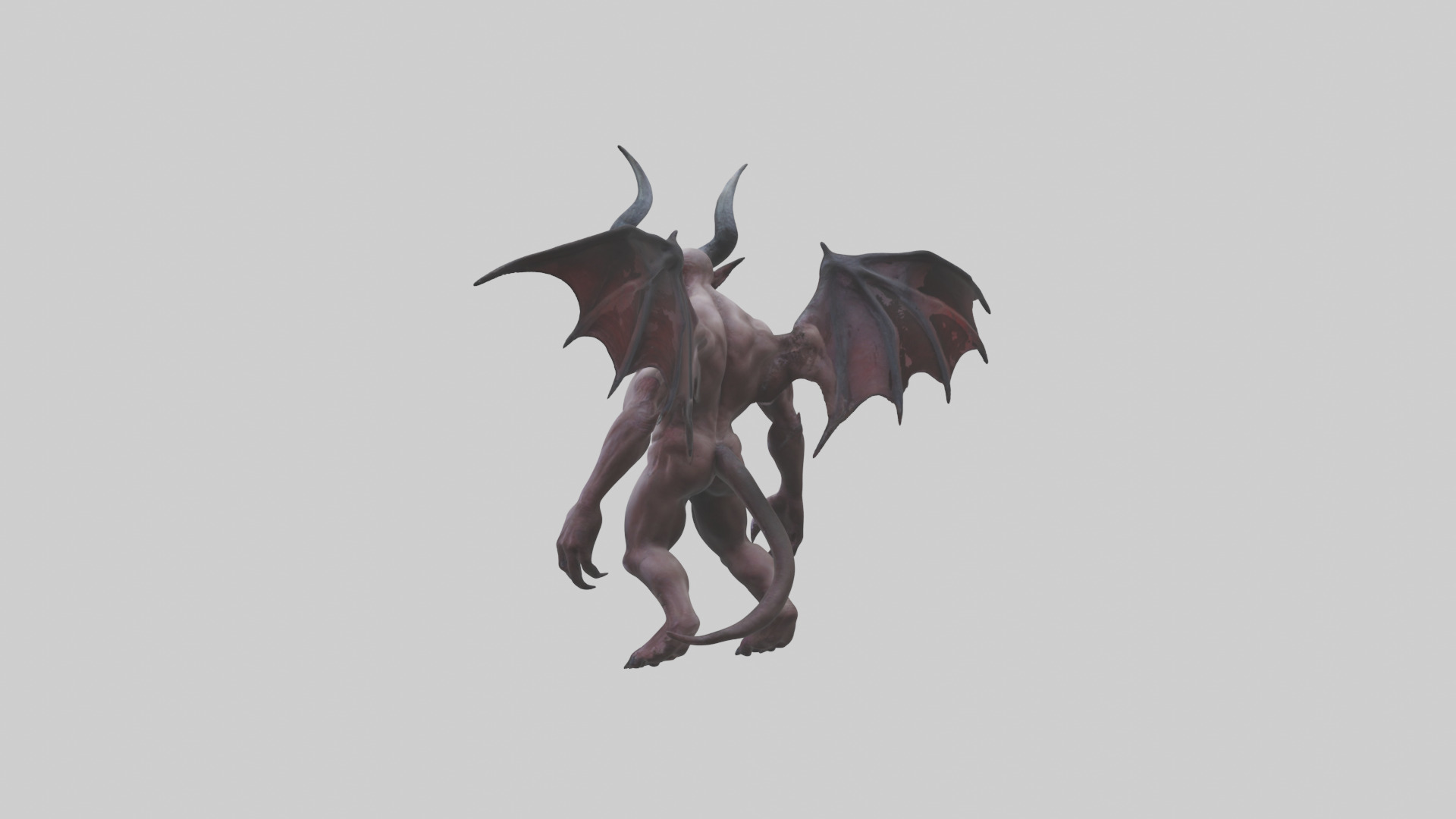 Reborn Demon model Low-poly 3D model_3