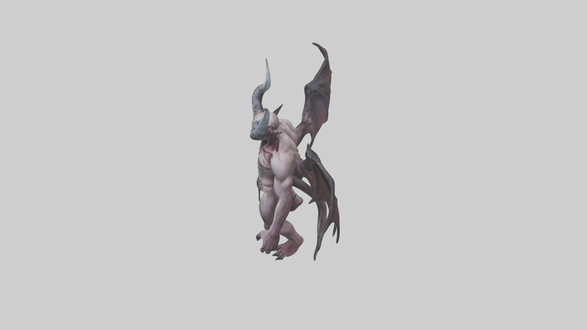 Reborn Demon model Low-poly 3D model_17