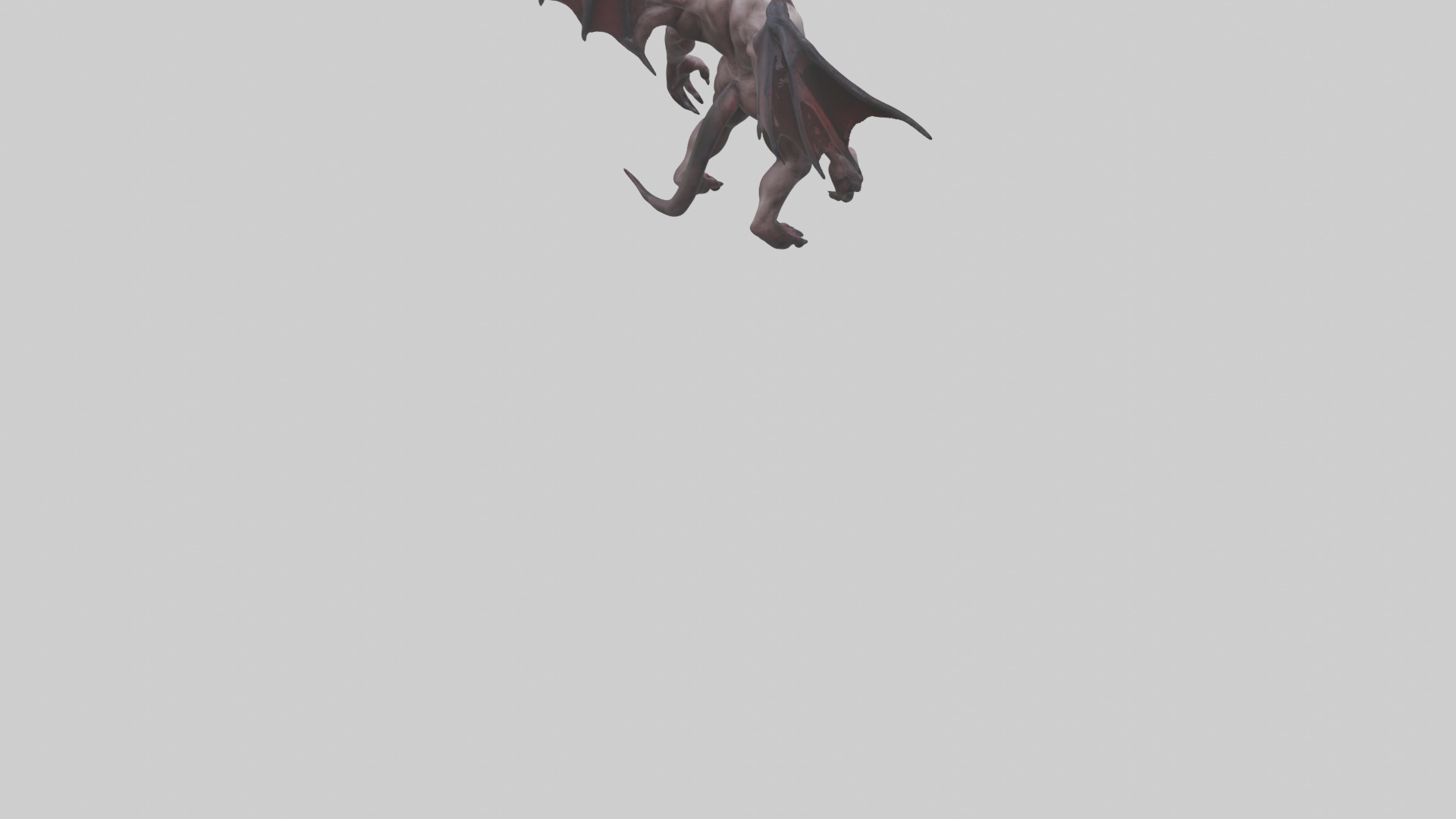 Reborn Demon model Low-poly 3D model_6