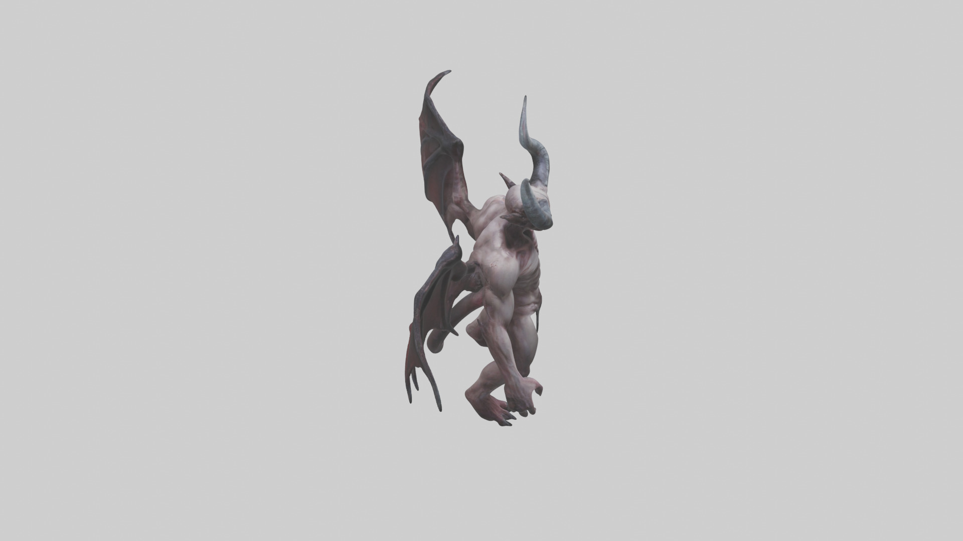 Reborn Demon model Low-poly 3D model_18