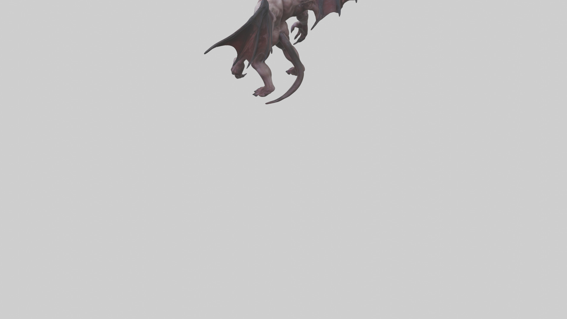 Reborn Demon model Low-poly 3D model_5