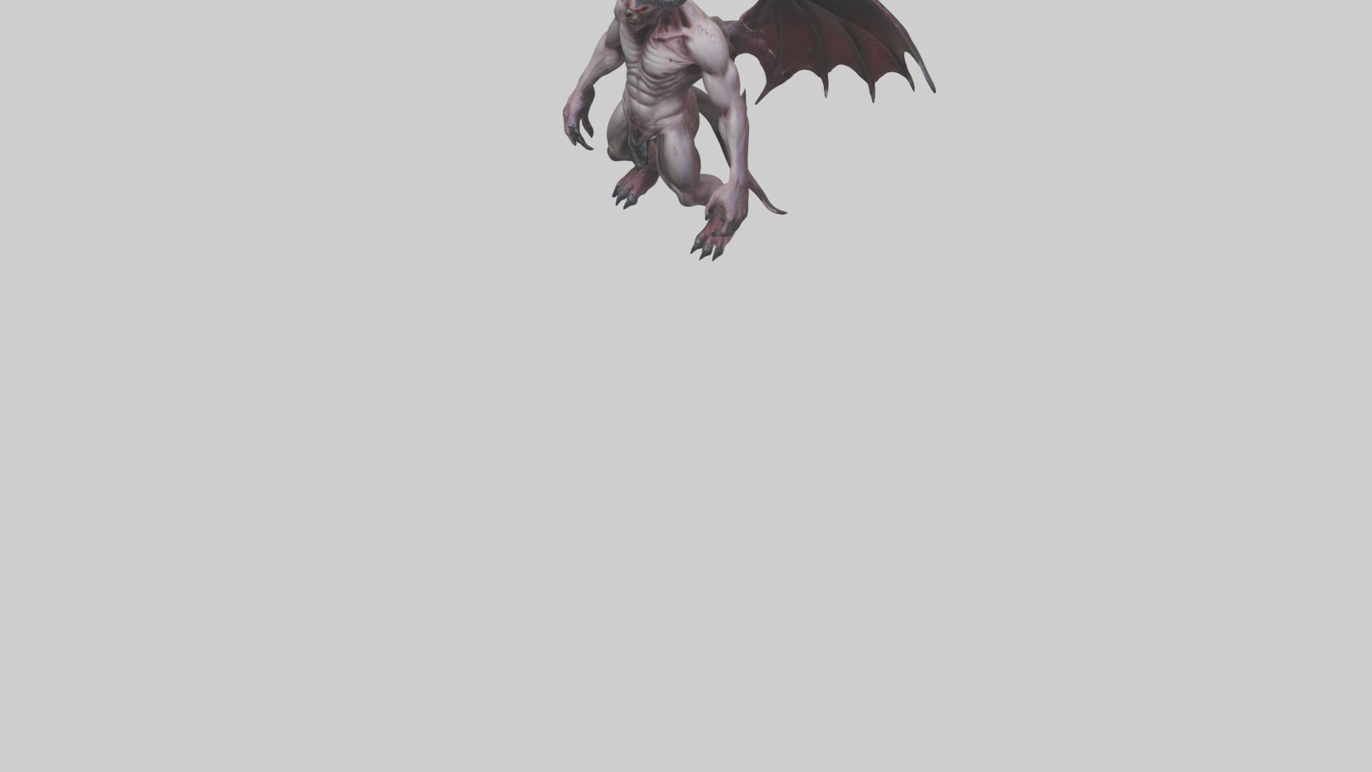 Reborn Demon model Low-poly 3D model_7