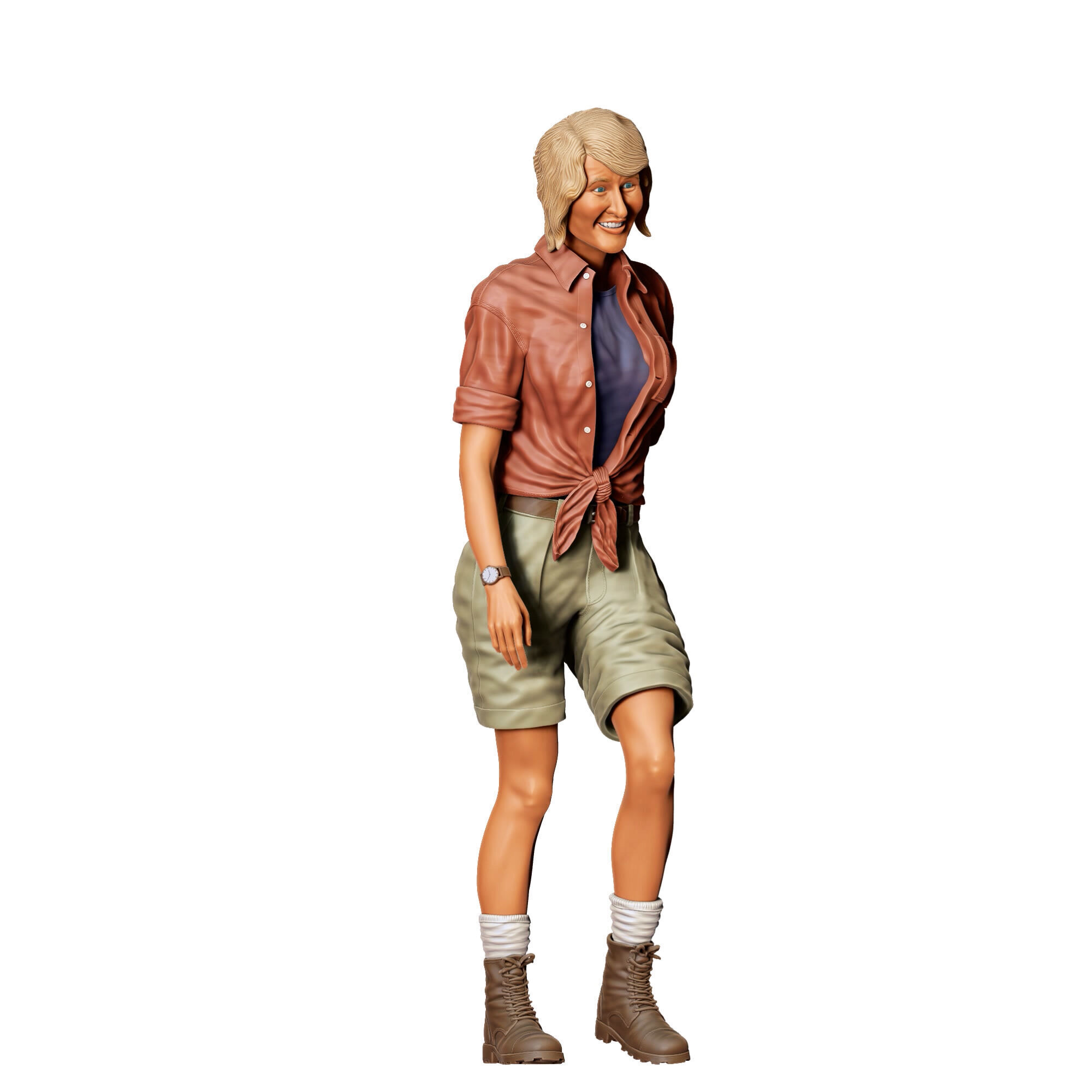 N2 Jurassic Park Ellie Sattler 30 percent DiscountLaura Dern 3D print model_3