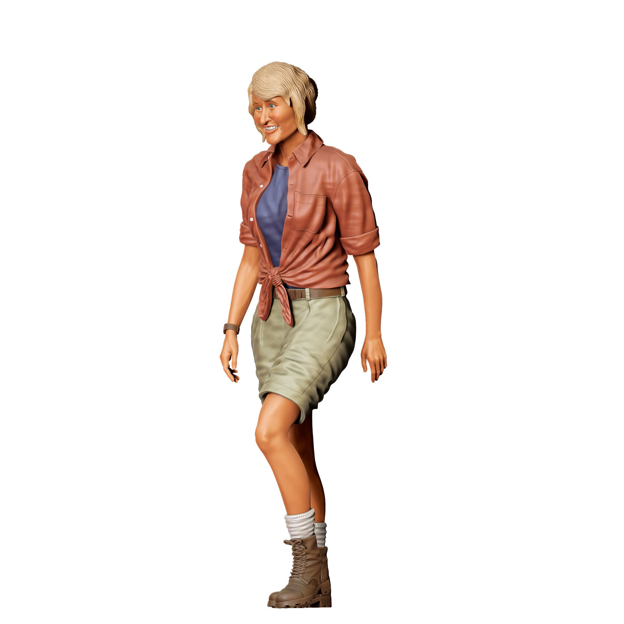 N2 Jurassic Park Ellie Sattler 30 percent DiscountLaura Dern 3D print model_27
