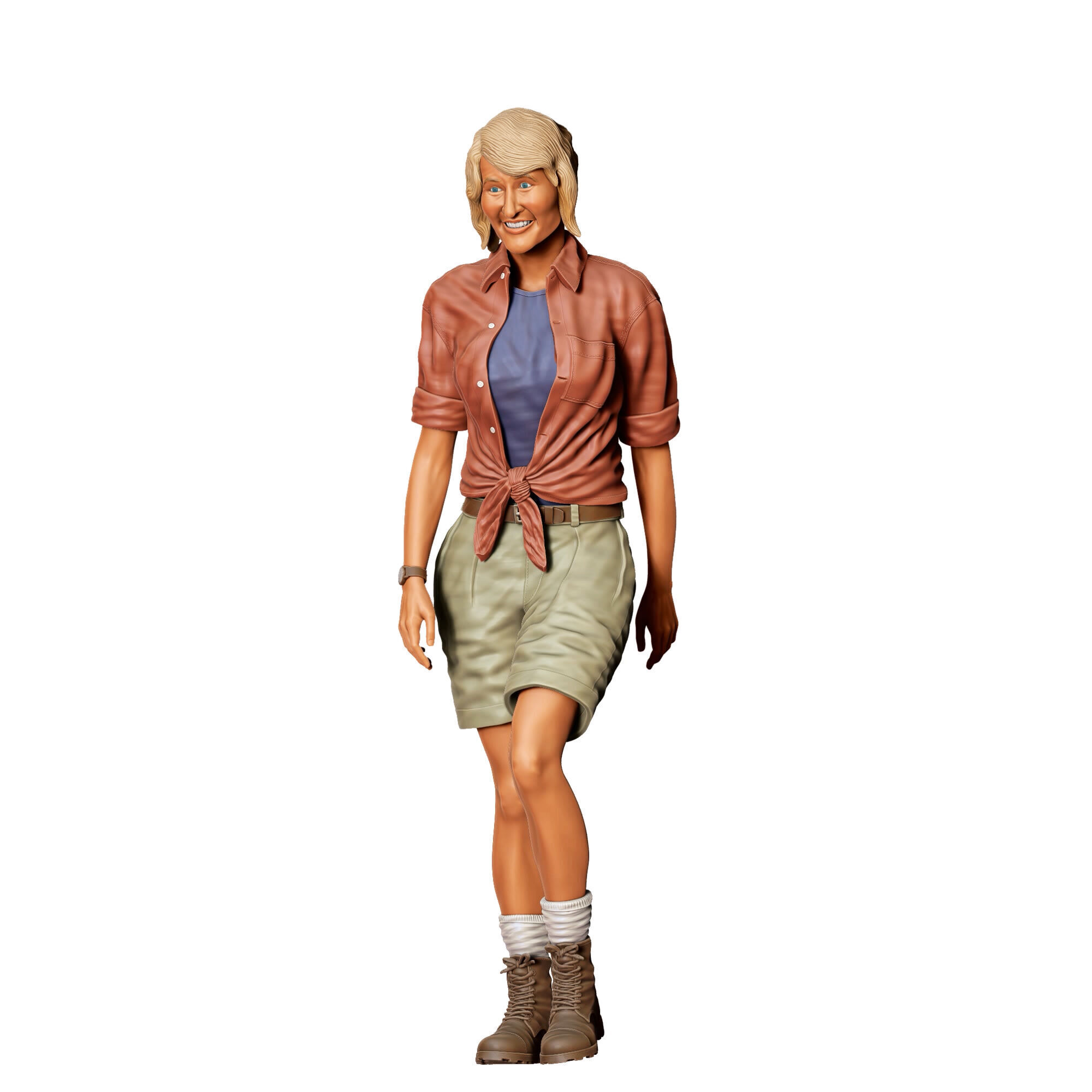 N2 Jurassic Park Ellie Sattler 30 percent DiscountLaura Dern 3D print model_29