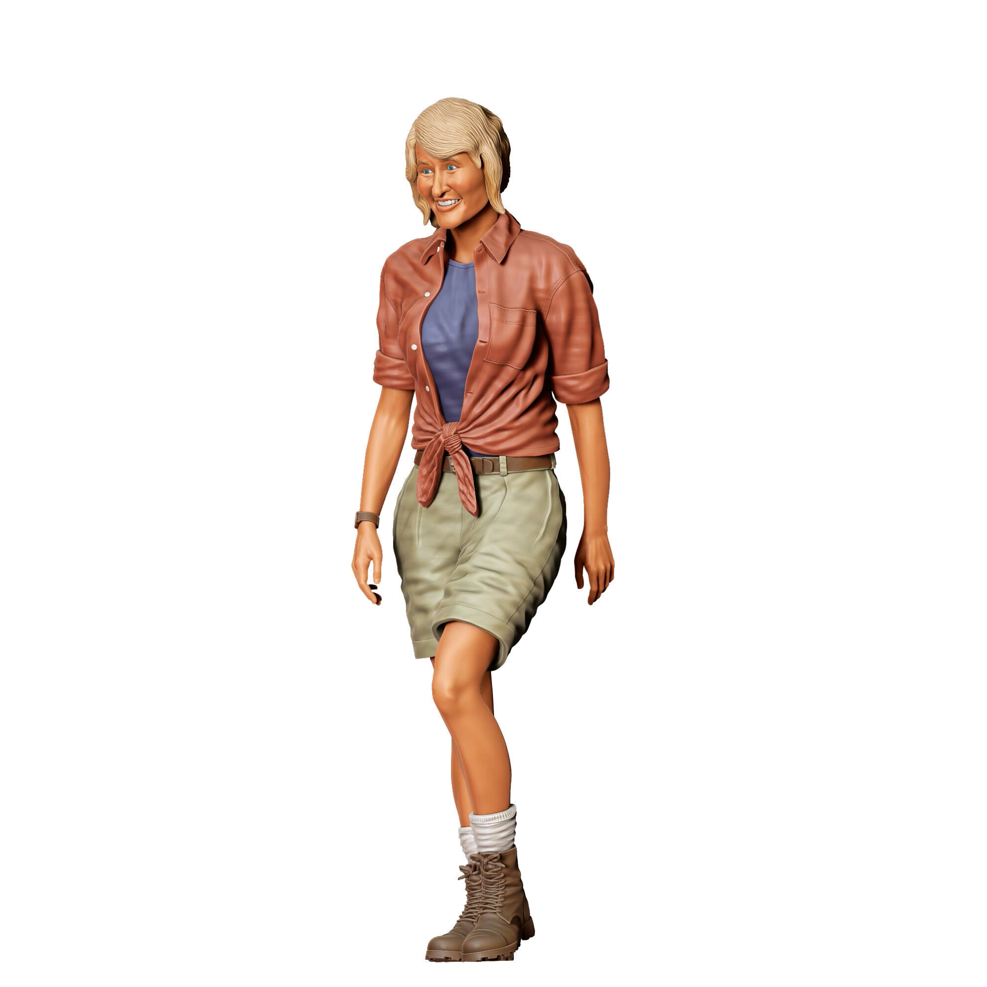 N2 Jurassic Park Ellie Sattler 30 percent DiscountLaura Dern 3D print model_28