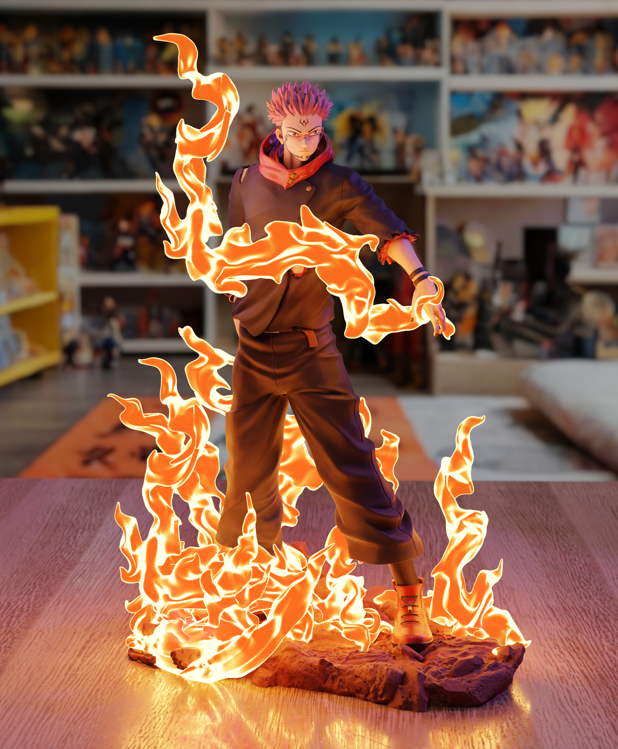 Sukuna Fire Arrow - Jujutsu Kaisen 3D print model_5