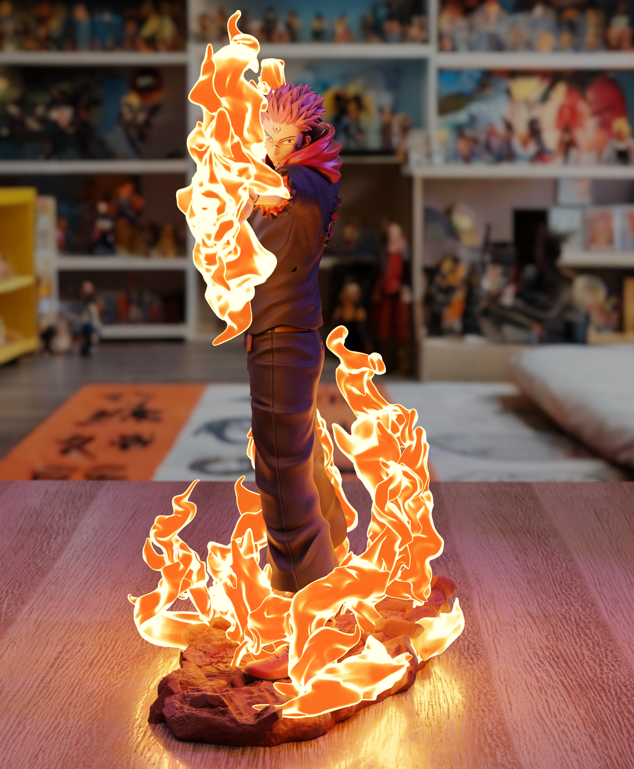 Sukuna Fire Arrow - Jujutsu Kaisen 3D print model_4