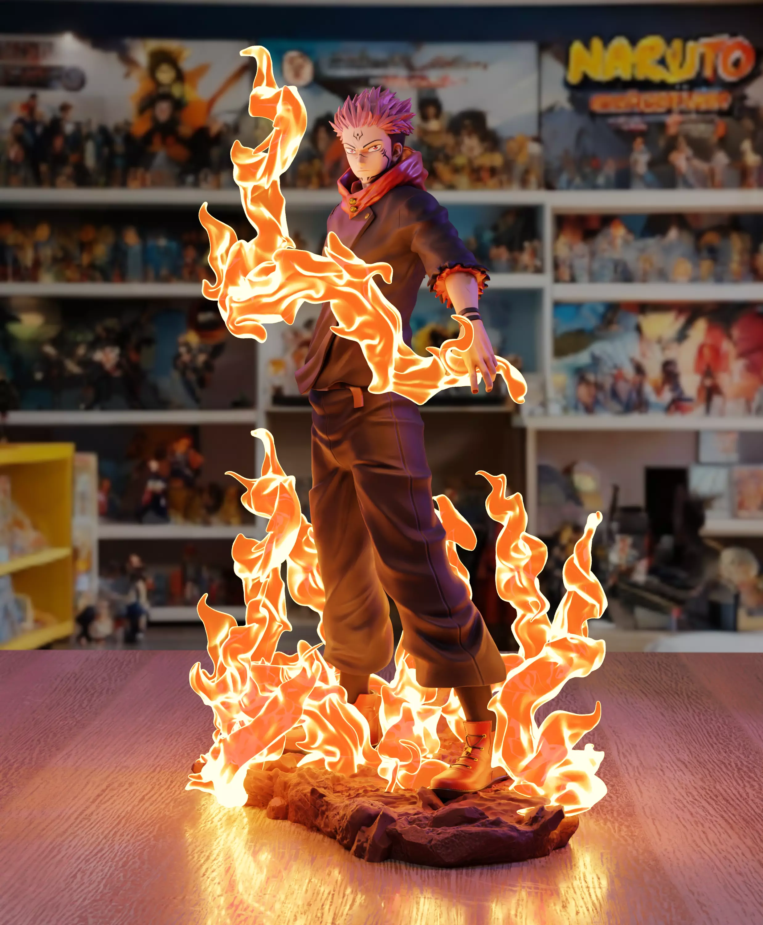Sukuna Fire Arrow - Jujutsu Kaisen 3D print model_0