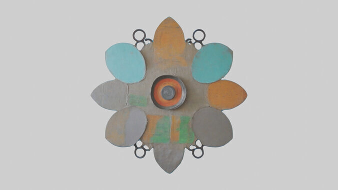 Recycled Art Wall Decor Low-poly 3D model