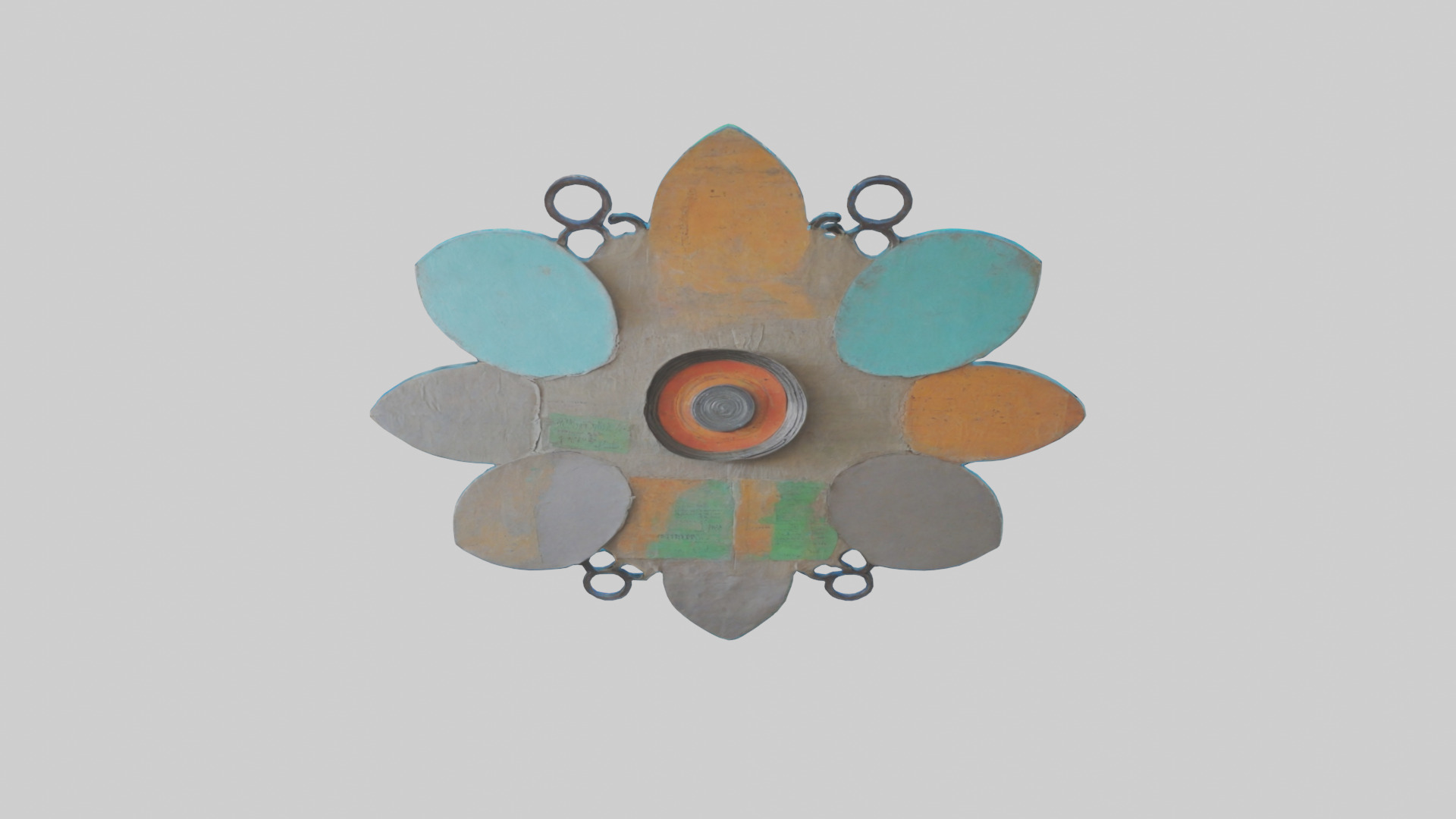 Recycled Art Wall Decor Low-poly 3D model_15