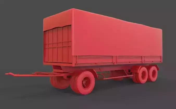 Trailer mod1 3D print model