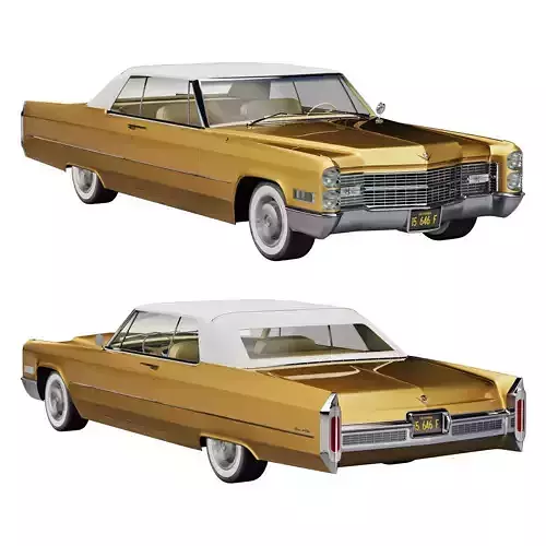 Cadillac coupe de ville convertible 1966