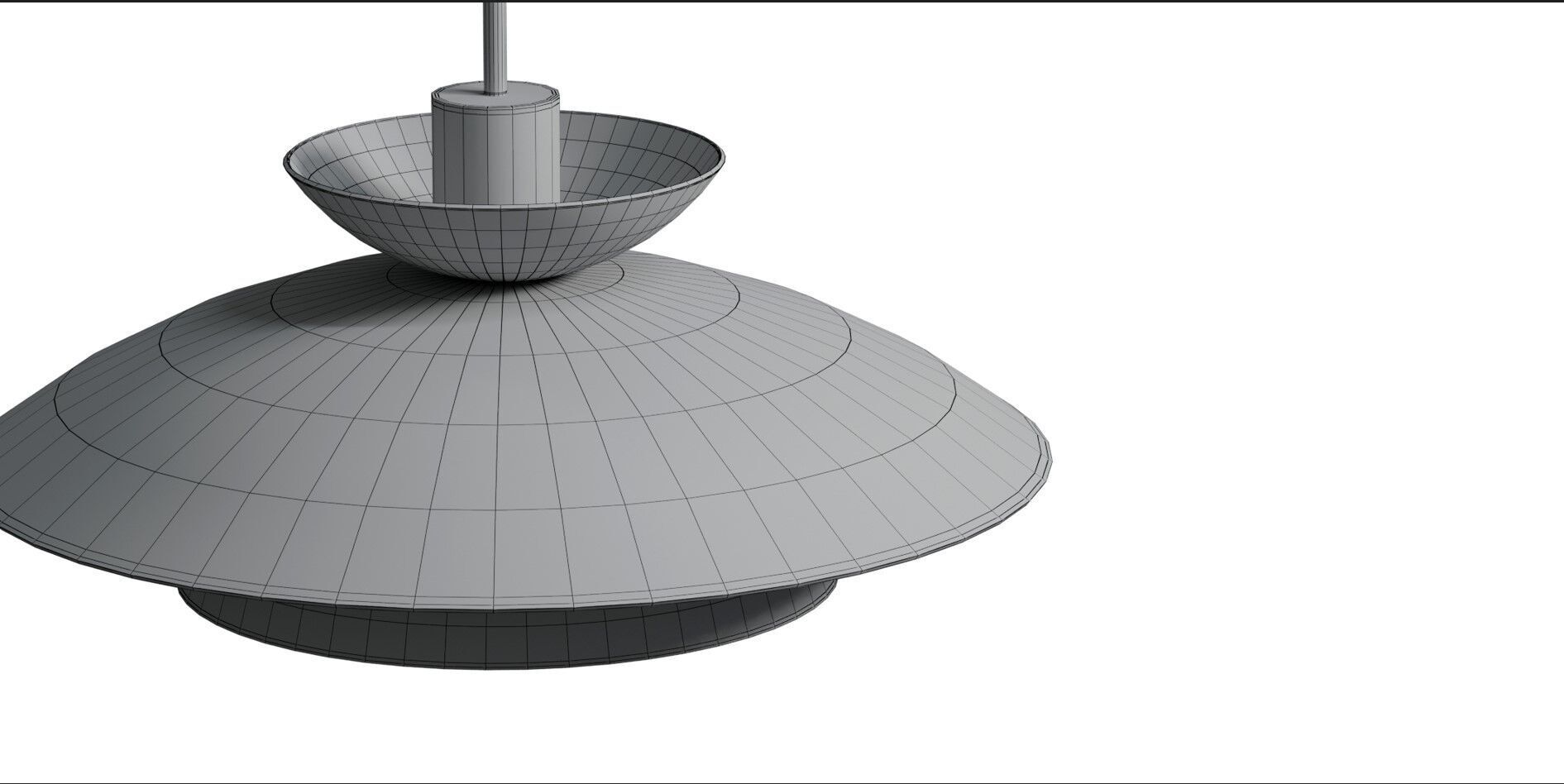 Miloox Kloe Pendant Lamp Low-poly 3D model_9