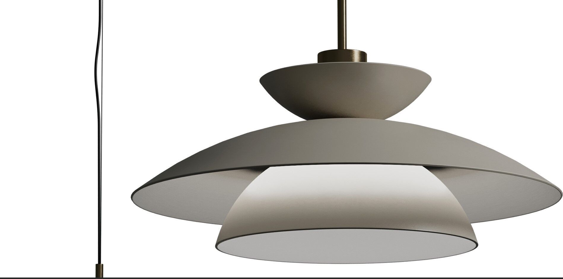 Miloox Kloe Pendant Lamp Low-poly 3D model_5