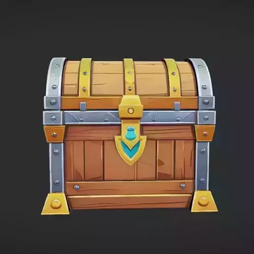 wooden treasure chest