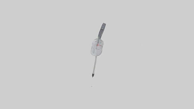 Meat thermometer model Low-poly 3D model 2