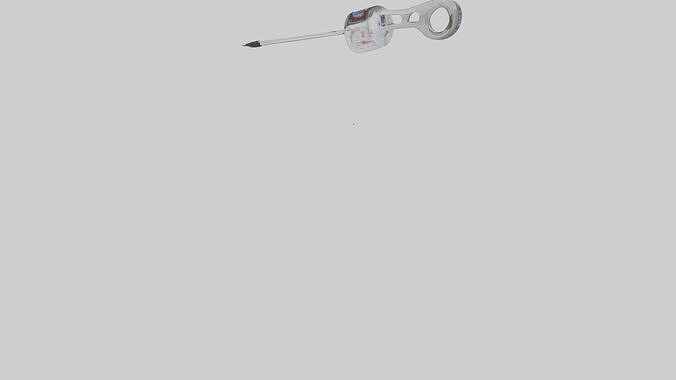 Meat thermometer model Low-poly 3D model 4