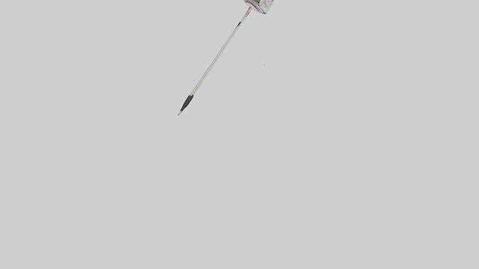 Meat thermometer model Low-poly 3D model 6
