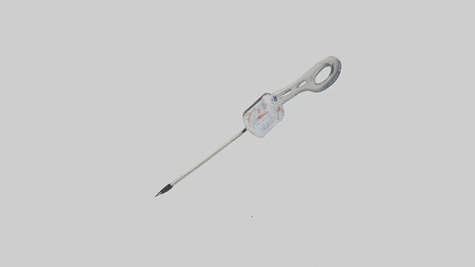 Meat thermometer model Low-poly 3D model 3