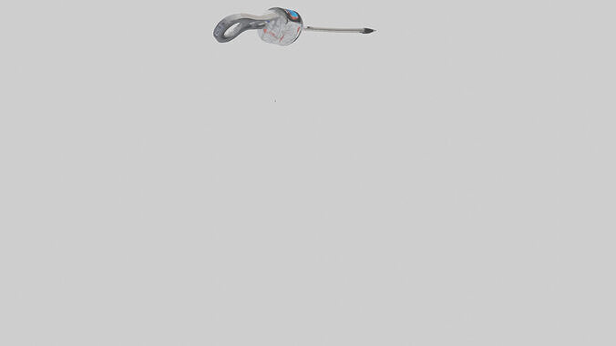 Meat thermometer model Low-poly 3D model 5