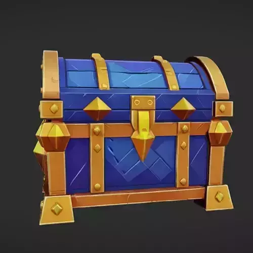 Treasure chest with intricate design