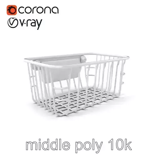 Rust-Resistant Shower Caddy Chrome Model Pack