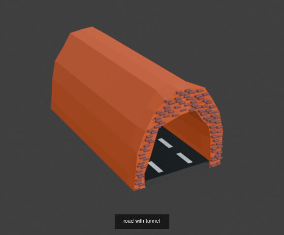 Low Poly Street 3D Model Collection_8