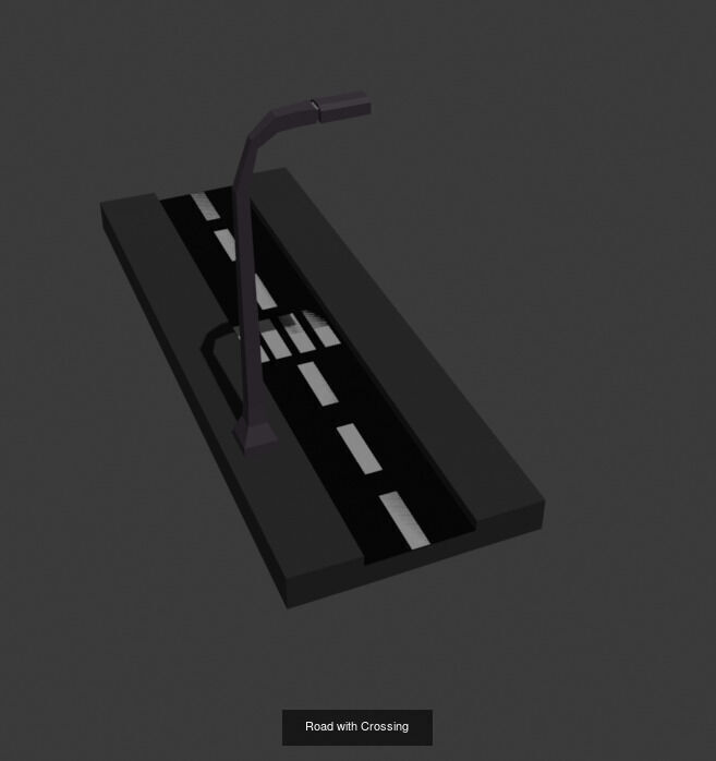 Low Poly Street 3D Model Collection_4