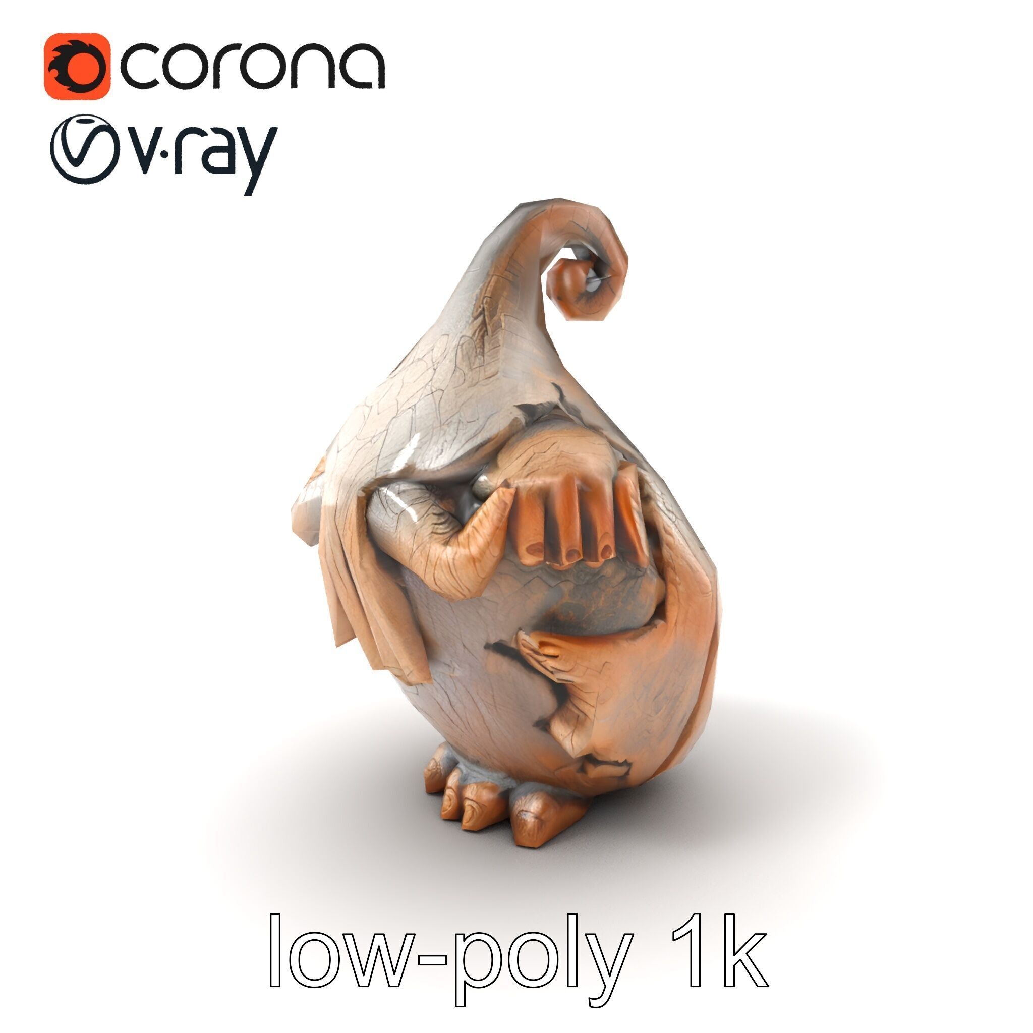 Pre-Raphaelite Scene with Romantic Medieval Elements model pack Low-poly 3D model_4