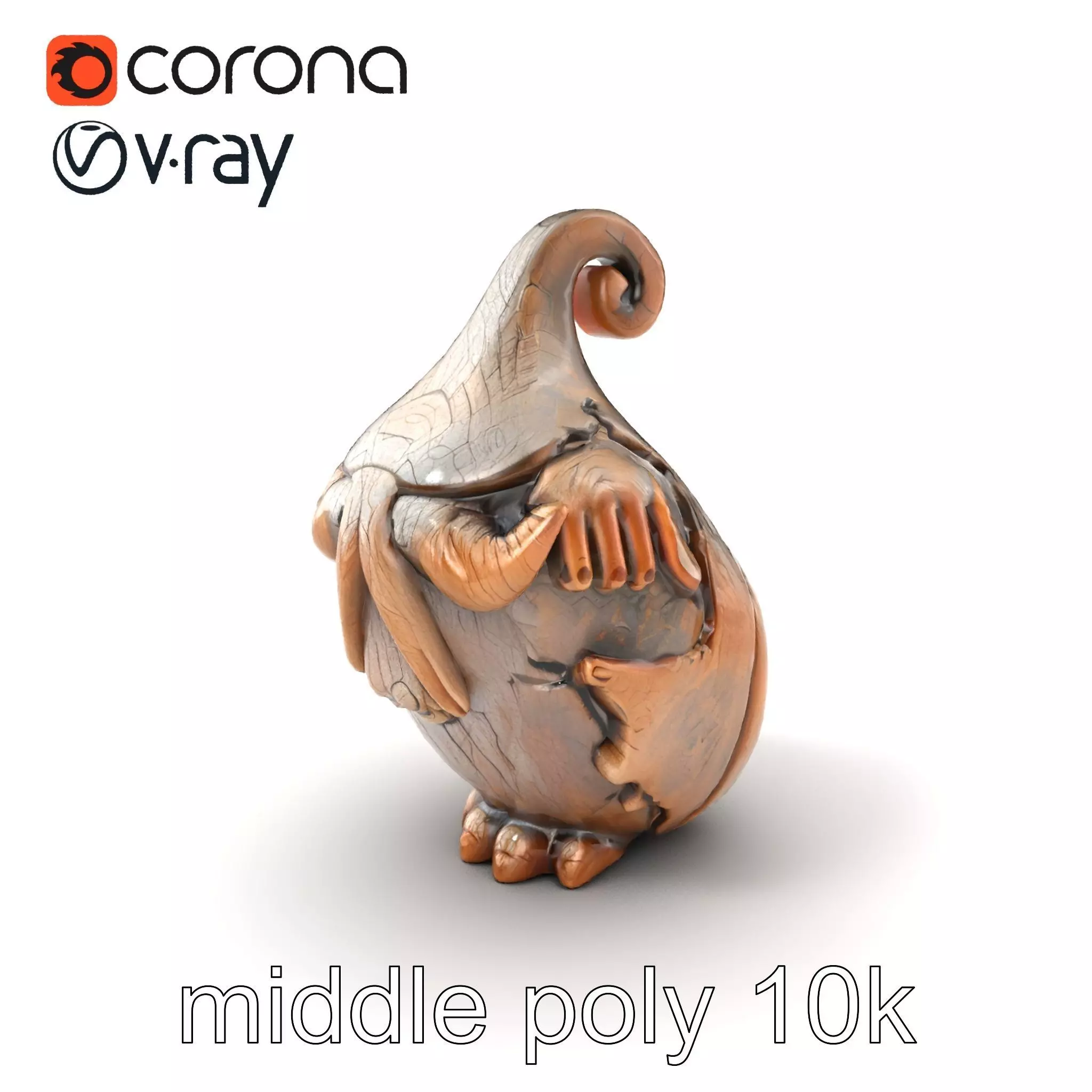 Pre-Raphaelite Scene with Romantic Medieval Elements model pack Low-poly 3D model_0