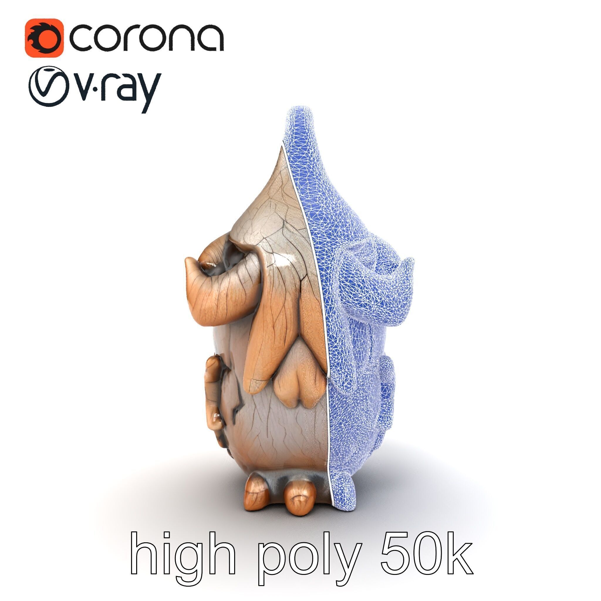 Pre-Raphaelite Scene with Romantic Medieval Elements model pack Low-poly 3D model_20