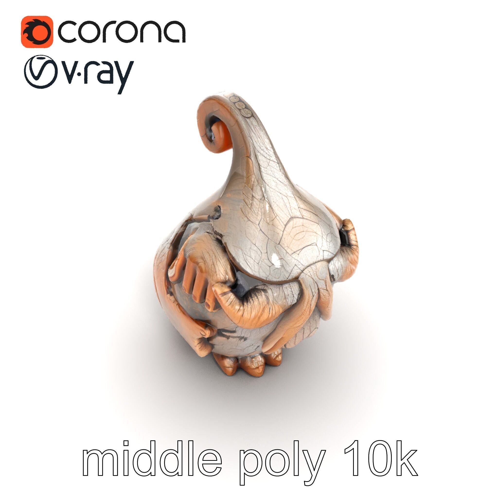 Pre-Raphaelite Scene with Romantic Medieval Elements model pack Low-poly 3D model_16