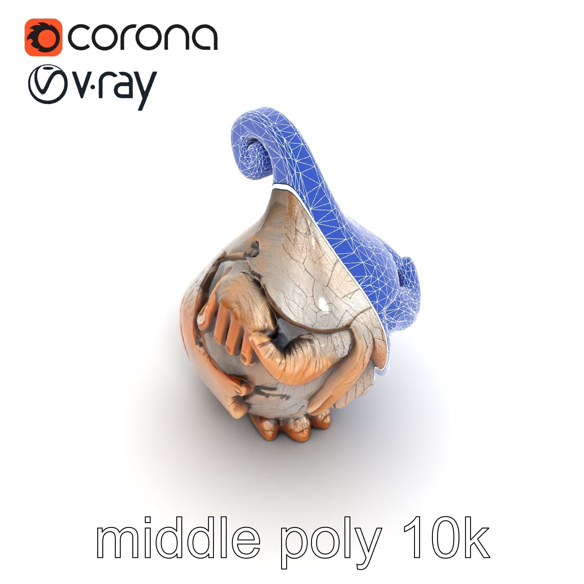 Pre-Raphaelite Scene with Romantic Medieval Elements model pack Low-poly 3D model_27