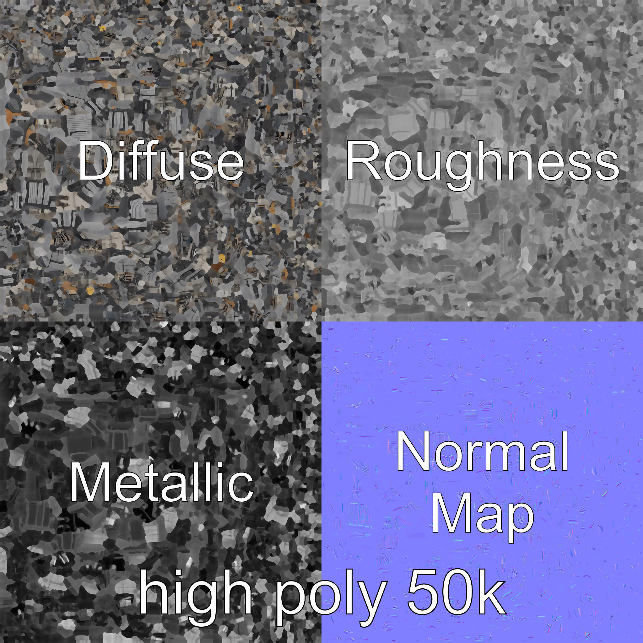 Gothic Cathedral Architecture model pack Low-poly 3D model_3