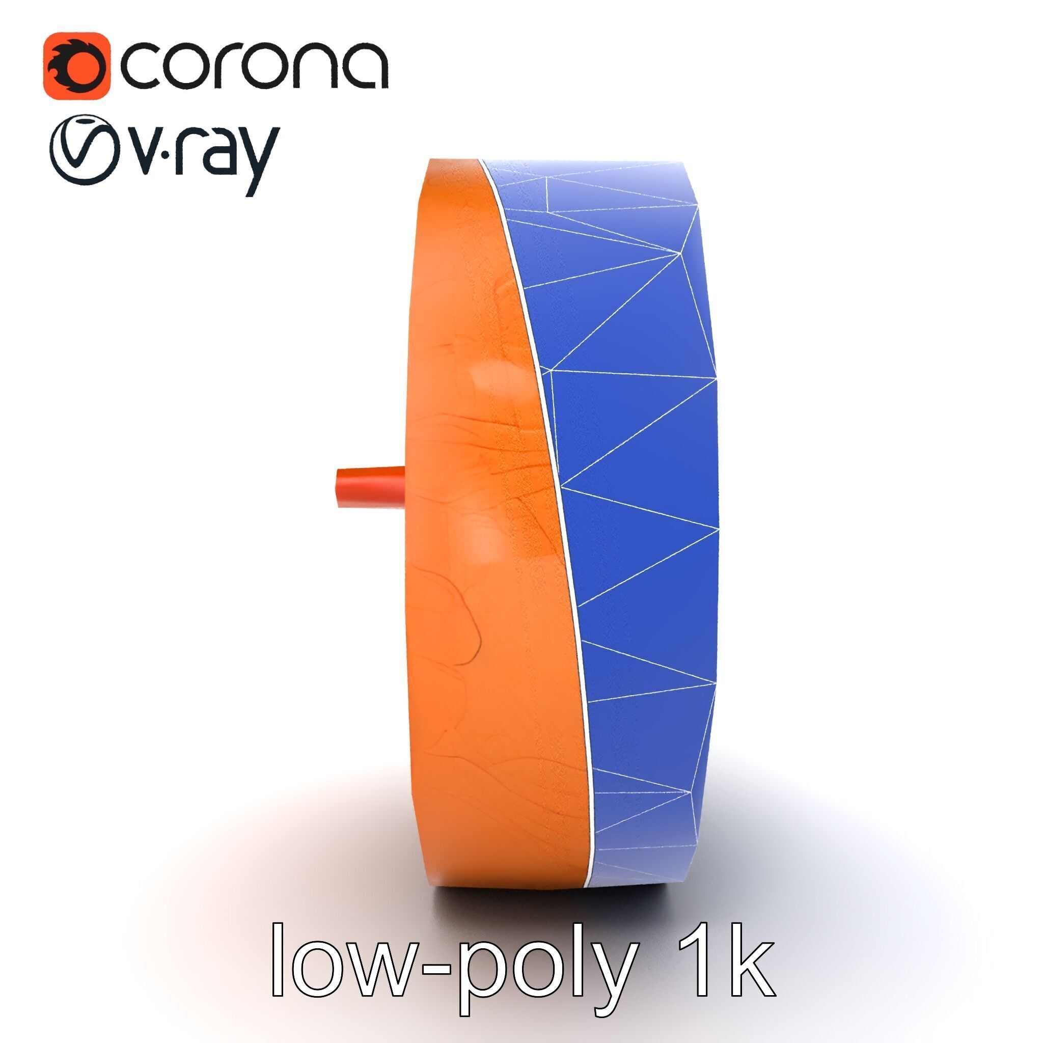 Art Nouveau Floral Relief Decor model pack Low-poly 3D model_21