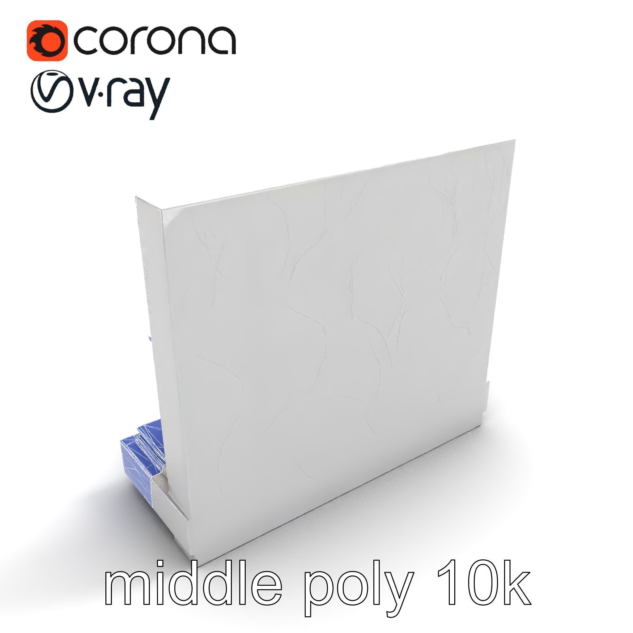 Art Deco Painting Scene Luxurious Model Pack Low-poly 3D model_16