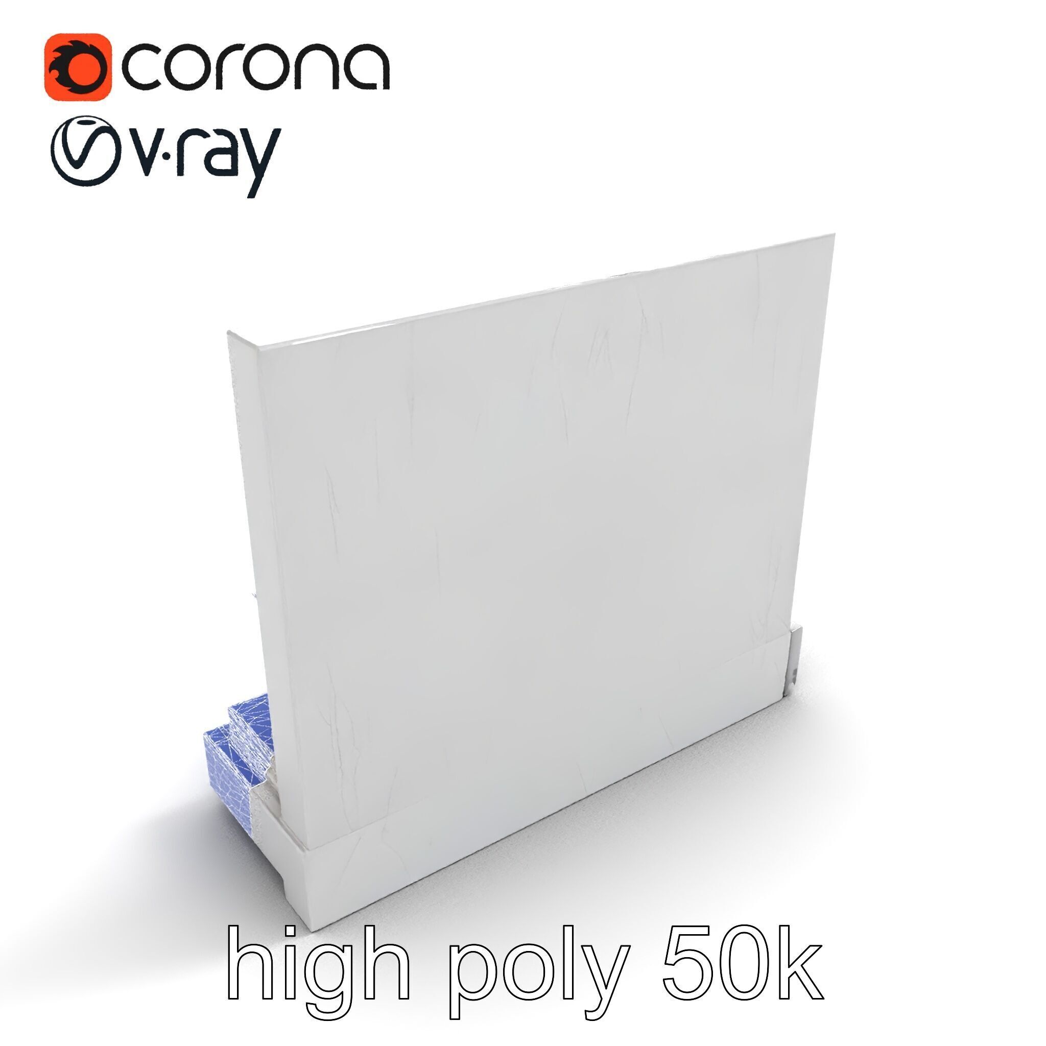 Art Deco Painting Scene Luxurious Model Pack Low-poly 3D model_10