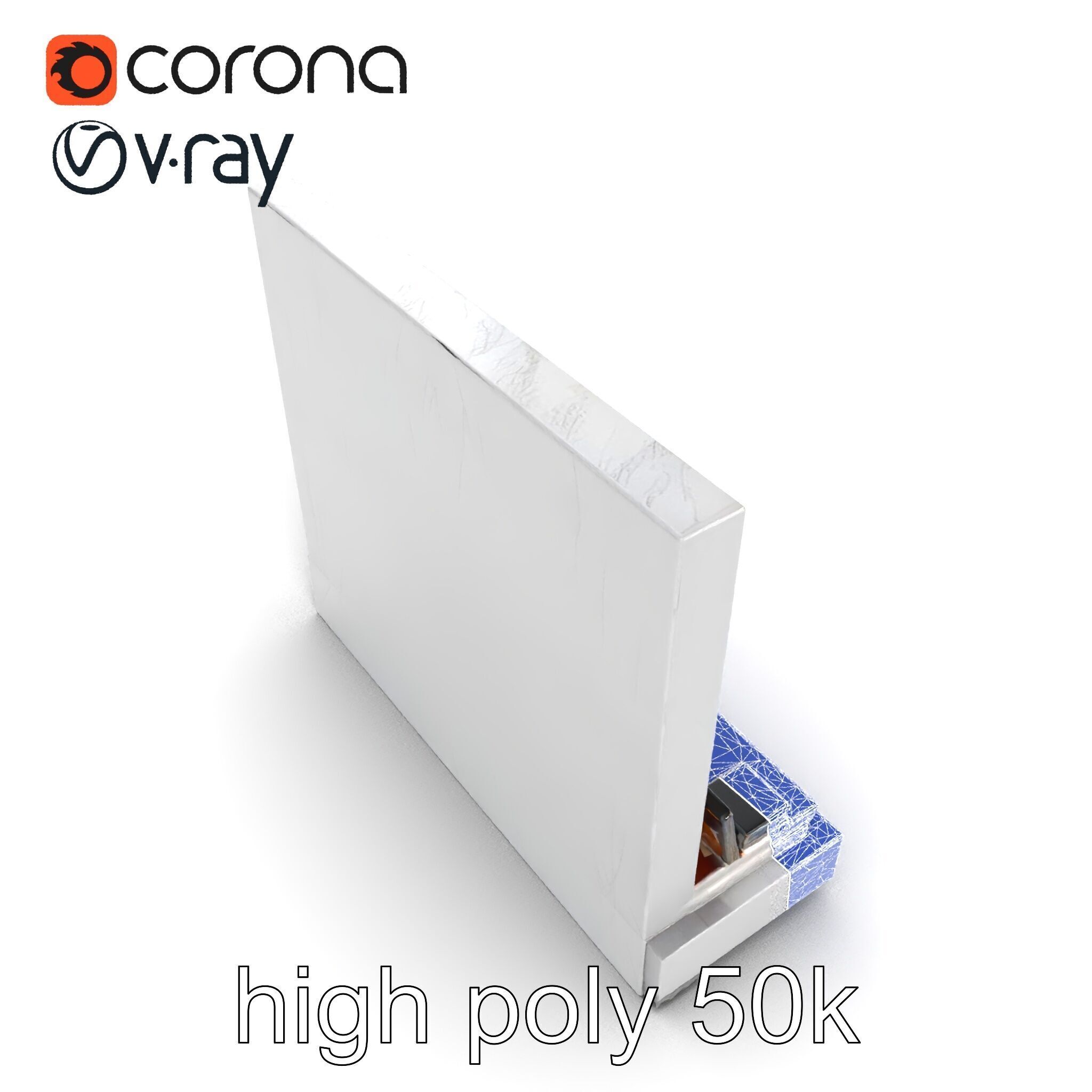 Art Deco Painting Scene Luxurious Model Pack Low-poly 3D model_15