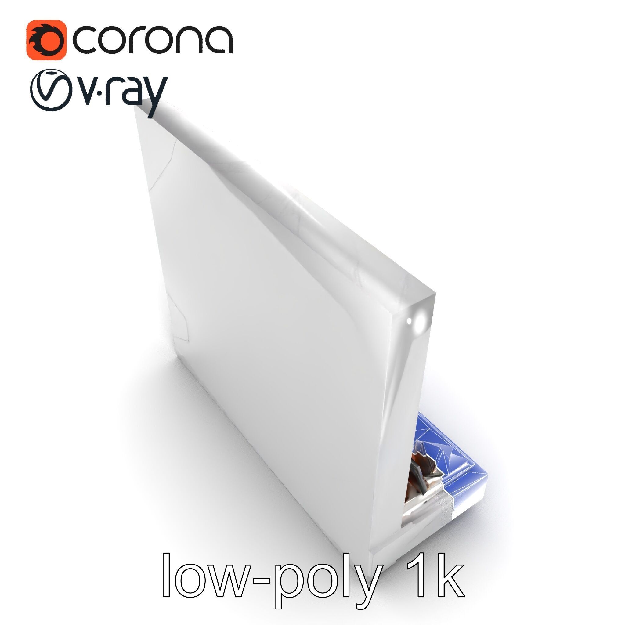 Art Deco Painting Scene Luxurious Model Pack Low-poly 3D model_24