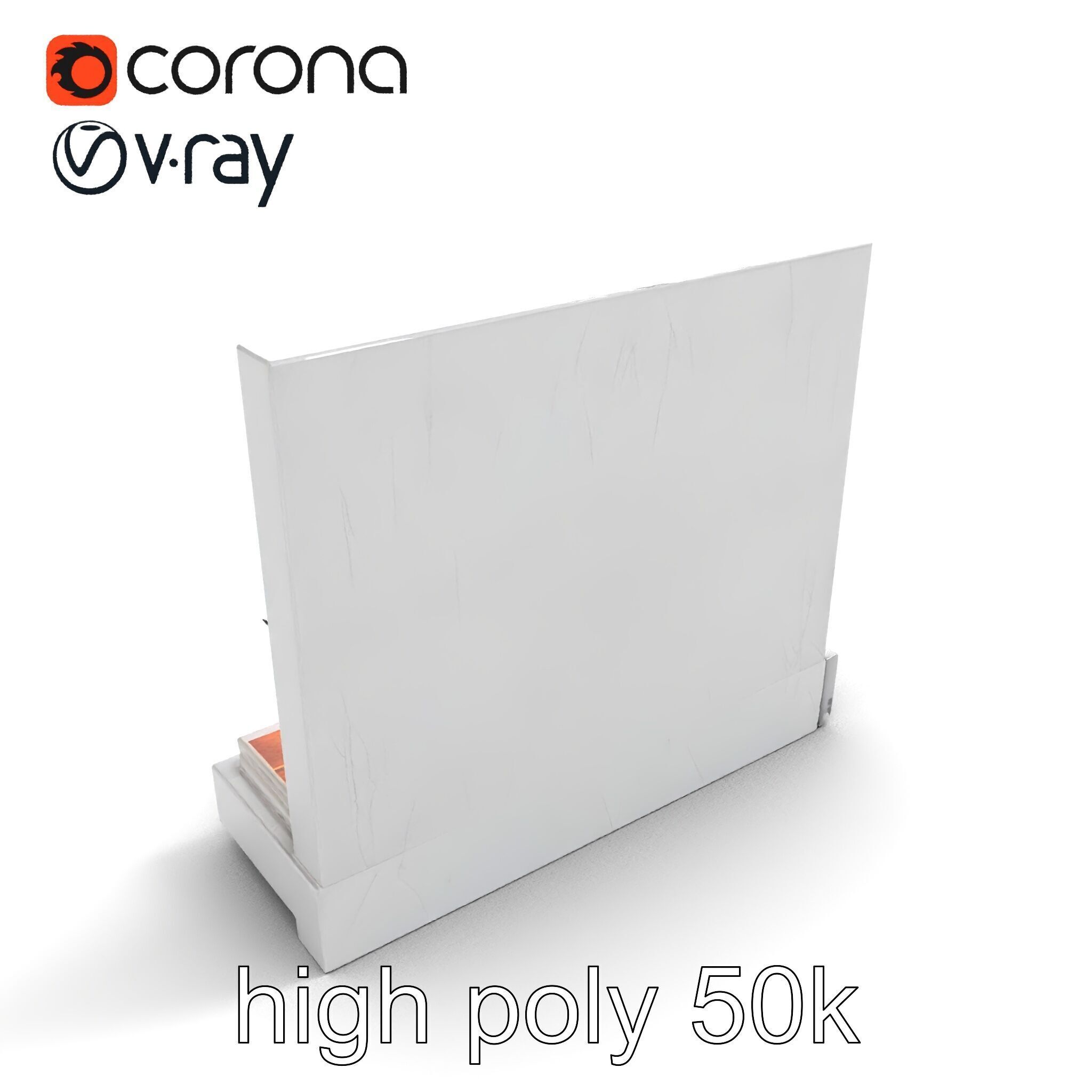 Art Deco Painting Scene Luxurious Model Pack Low-poly 3D model_9