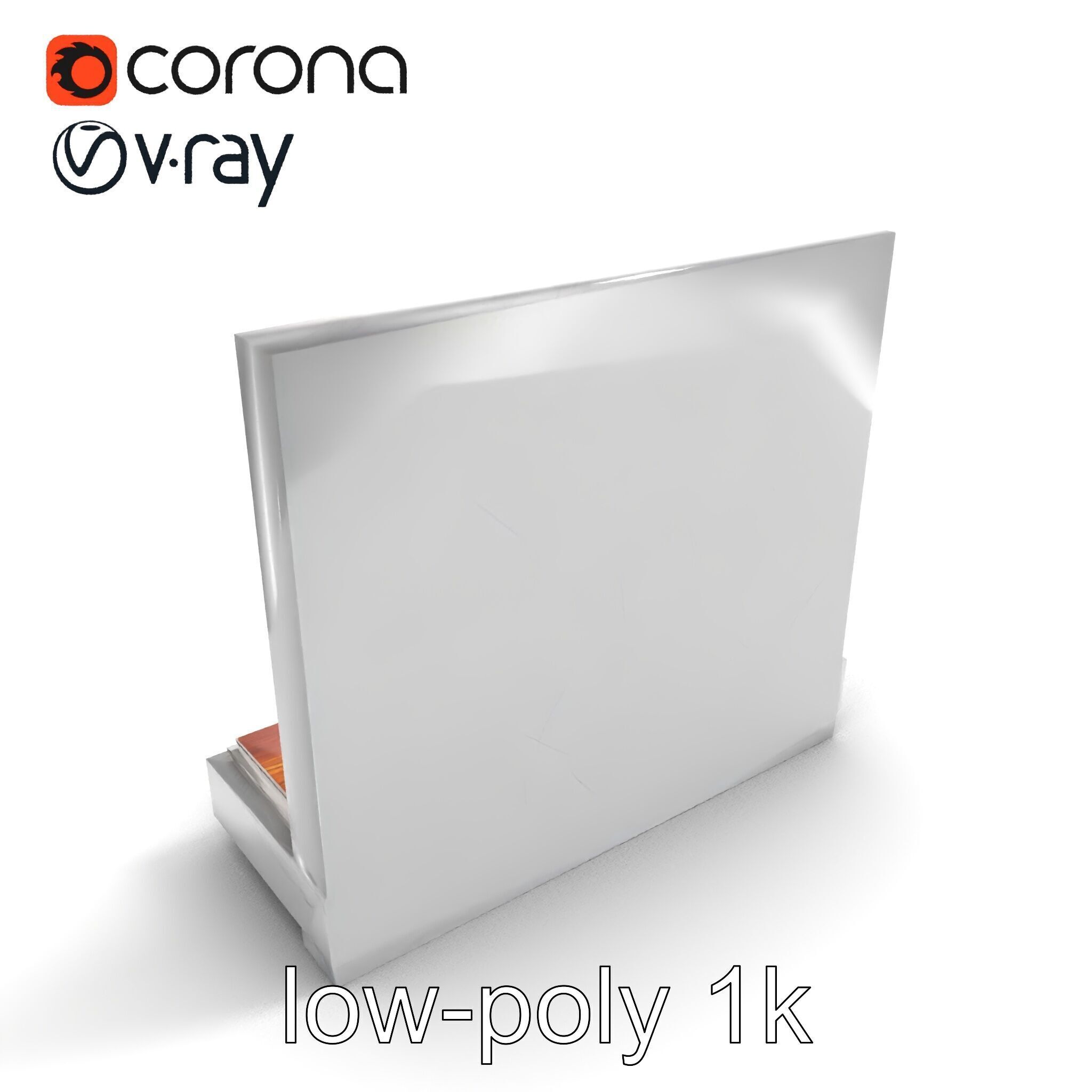 Art Deco Painting Scene Luxurious Model Pack Low-poly 3D model_8