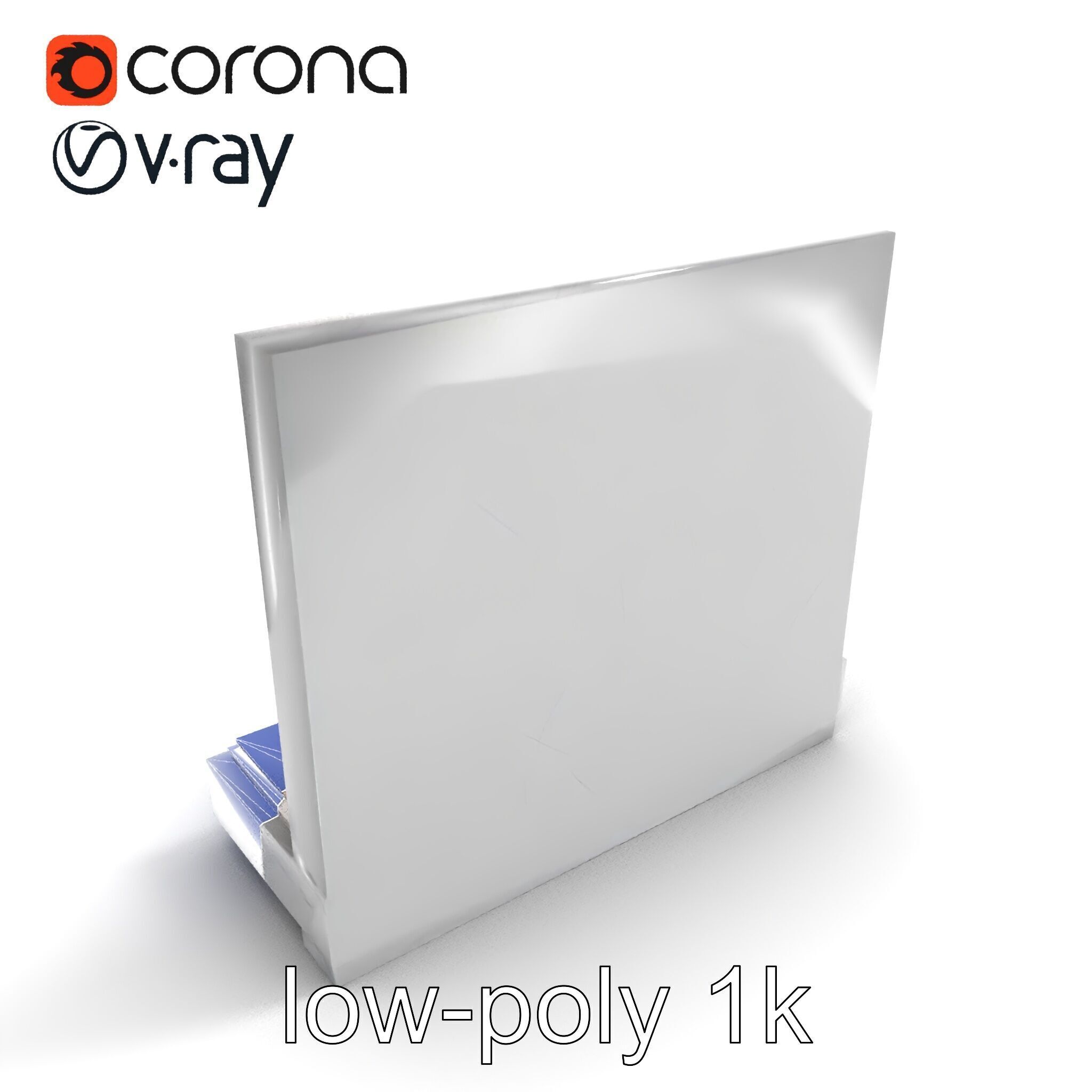 Art Deco Painting Scene Luxurious Model Pack Low-poly 3D model_21