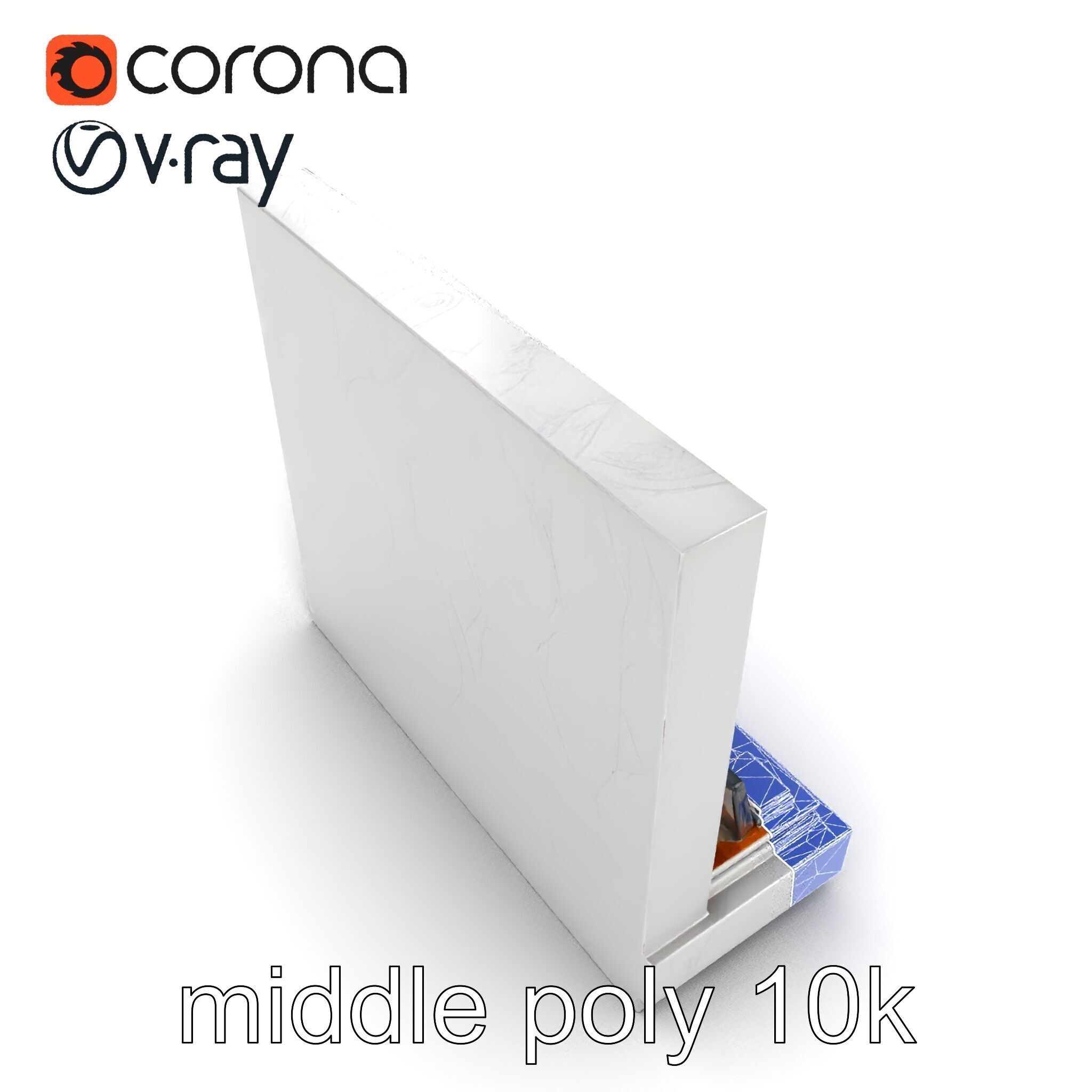 Art Deco Painting Scene Luxurious Model Pack Low-poly 3D model_19