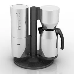 coffee maker 01 Free low-poly 3D model