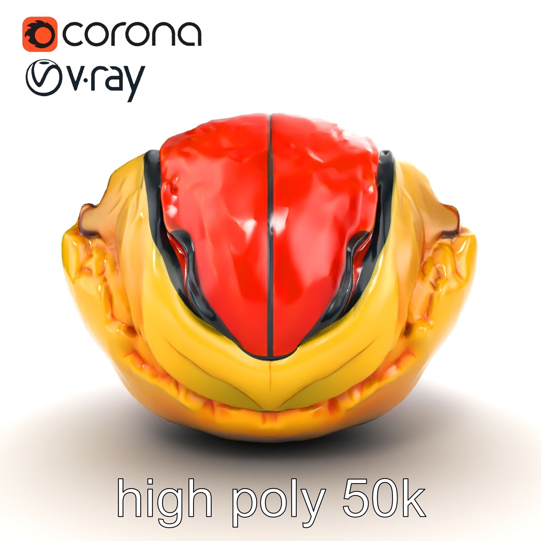 Expressionist Artwork Sculptural Forms model pack Low-poly 3D model_15