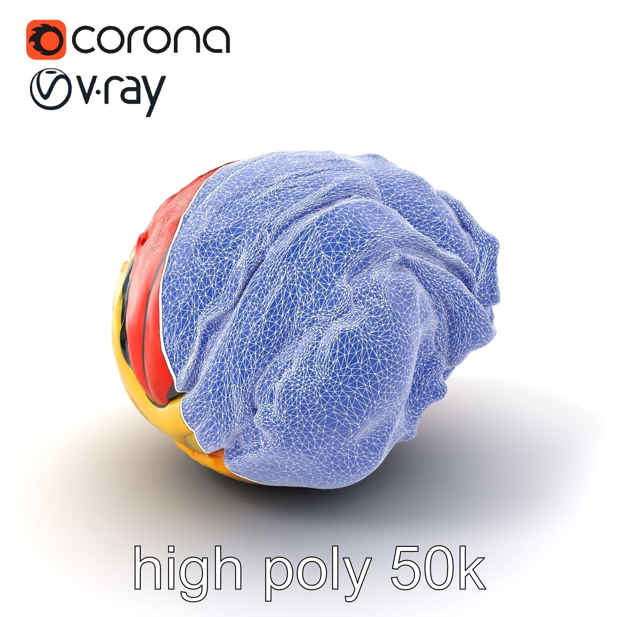 Expressionist Artwork Sculptural Forms model pack Low-poly 3D model_1