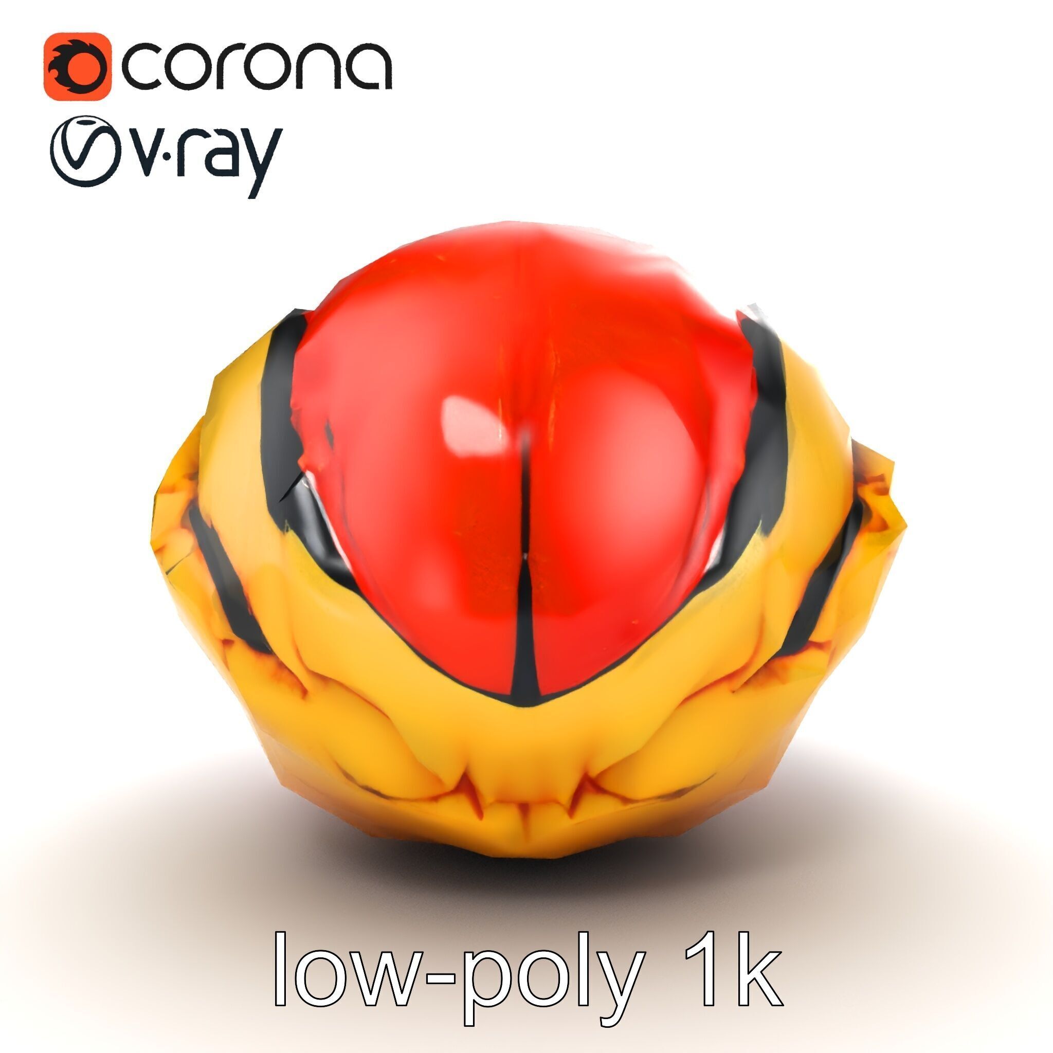 Expressionist Artwork Sculptural Forms model pack Low-poly 3D model_10