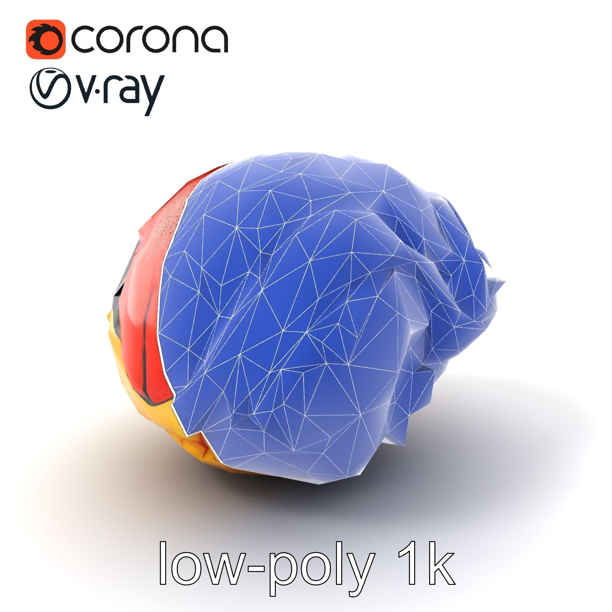 Expressionist Artwork Sculptural Forms model pack Low-poly 3D model_6